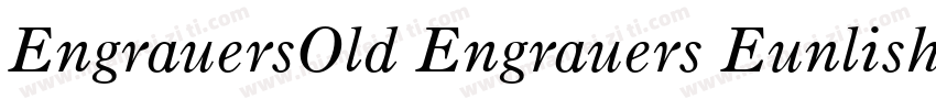 EngrauersOld Engrauers Eunlish Bd字体转换